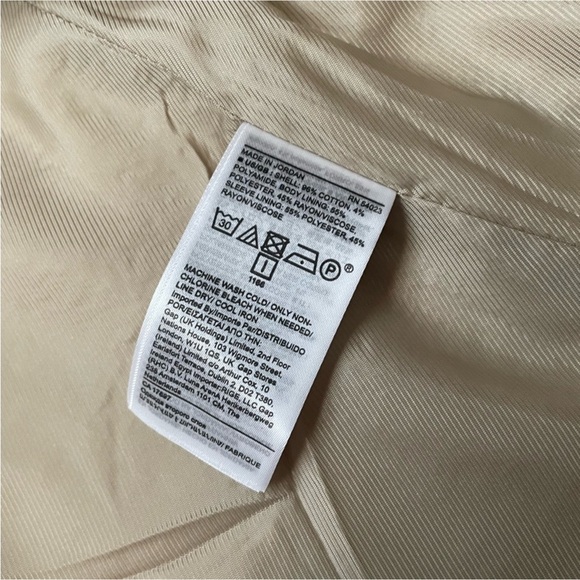 NWT Banana Republic Cream Textured Streetwear Oversized Jacket – Size M - Picture 10 of 10